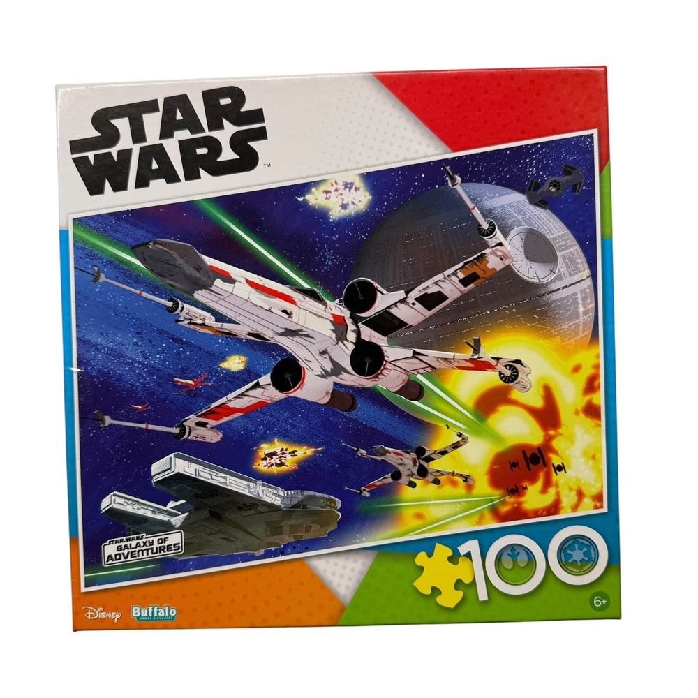 Star Wars Galaxy of Adventures 100 Pieces Puzzle Buffalo Games Complete
